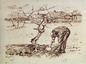 Alte Frau von hinten gesehen von Vincent van Gogh